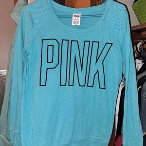 Victoria's Secret Long Sleeve Tee - Blue